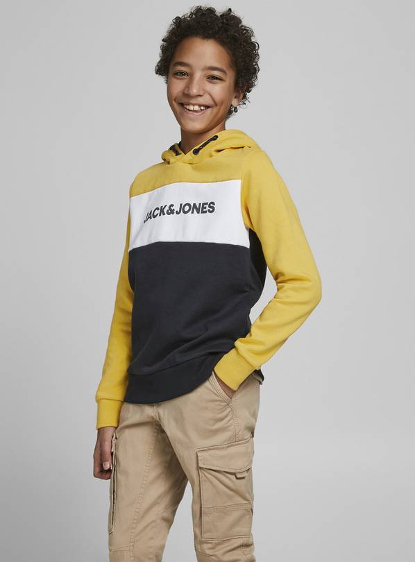 JACK & JONES Junior Yellow Hoodie - 11-12 years